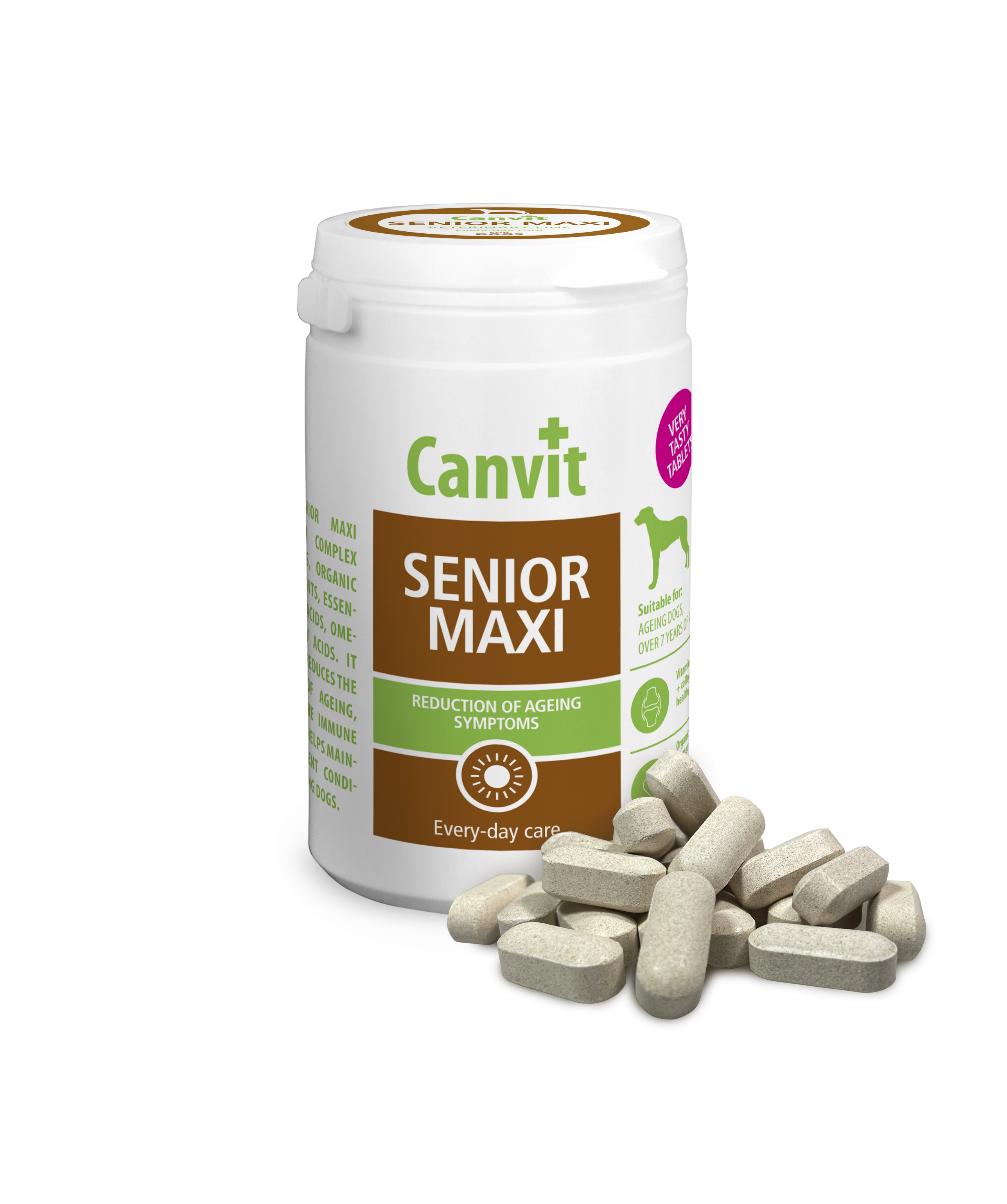 Canvit Veterinary_300ml_with tablets_2023_Senior Maxi
